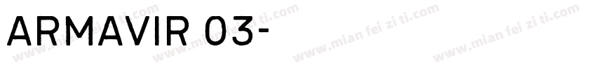 Armavir 03字体转换